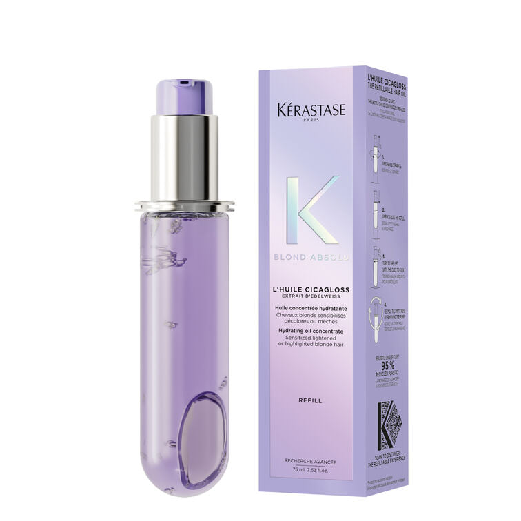 💜 Kérastase Blond Absolu L’Huile Cicaextreme Refillable Hair Oil – 75mL