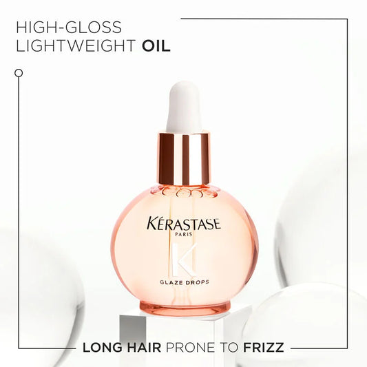 Kérastase Gloss Absolu Glaze Drops shine serum for glossy hair