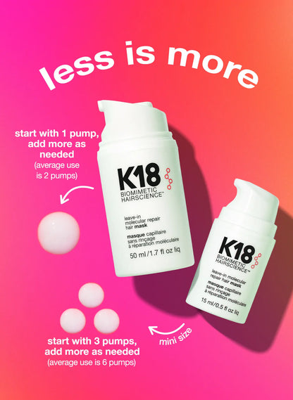 K18 Biomimetic Hairscience full product range campaign
