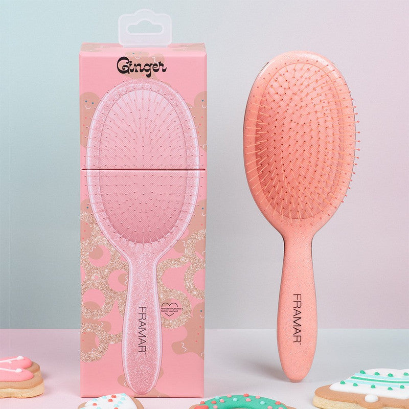 Framar Cookie Cutter Detangling Hair Brush