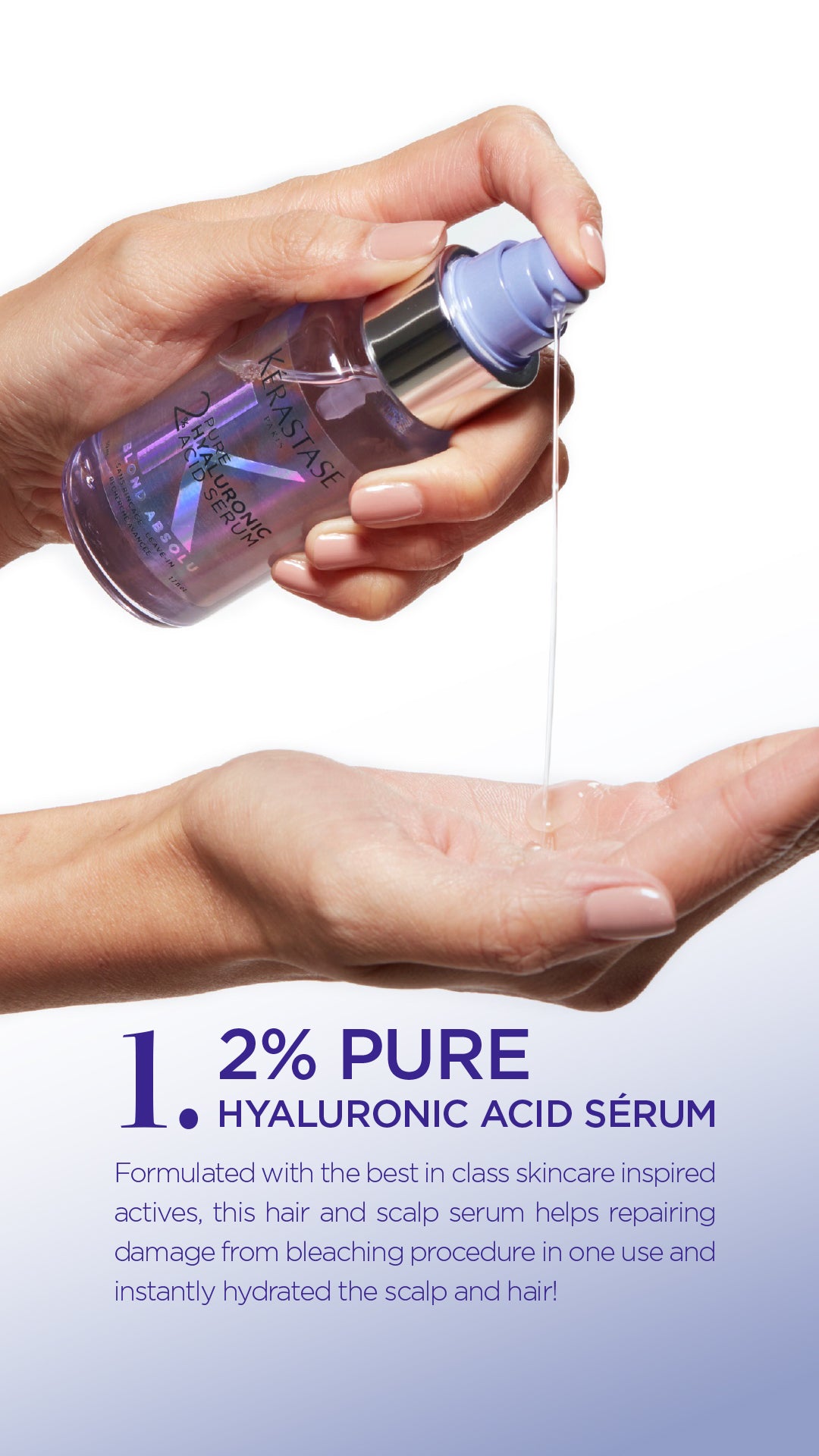 Kérastase Blonde Hyaluronic Acid serum for blonde hair