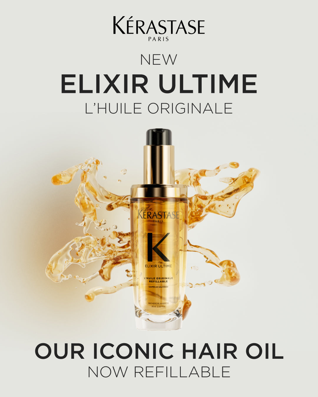 Kérastase Elixir Ultime Original Hair Oil 75ml refill