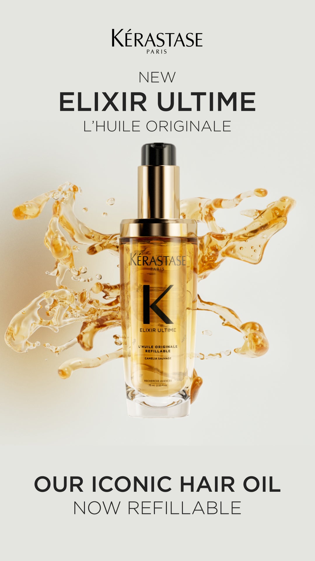 Kérastase Elixir Ultime Original Hair Oil 75ml refill