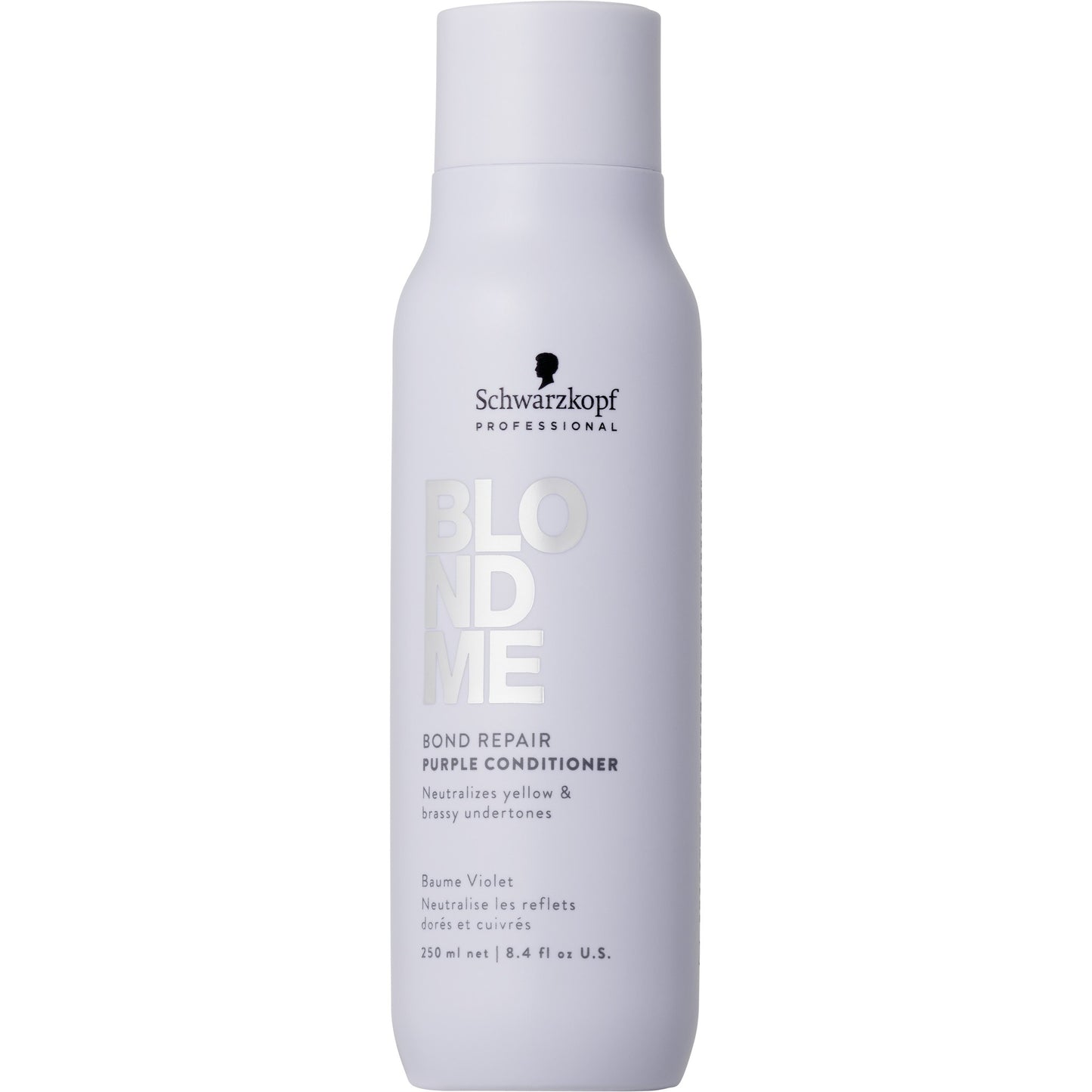 Schwarzkopf BlondMe Bond Repair Purple Conditioner 250ml for blonde hair