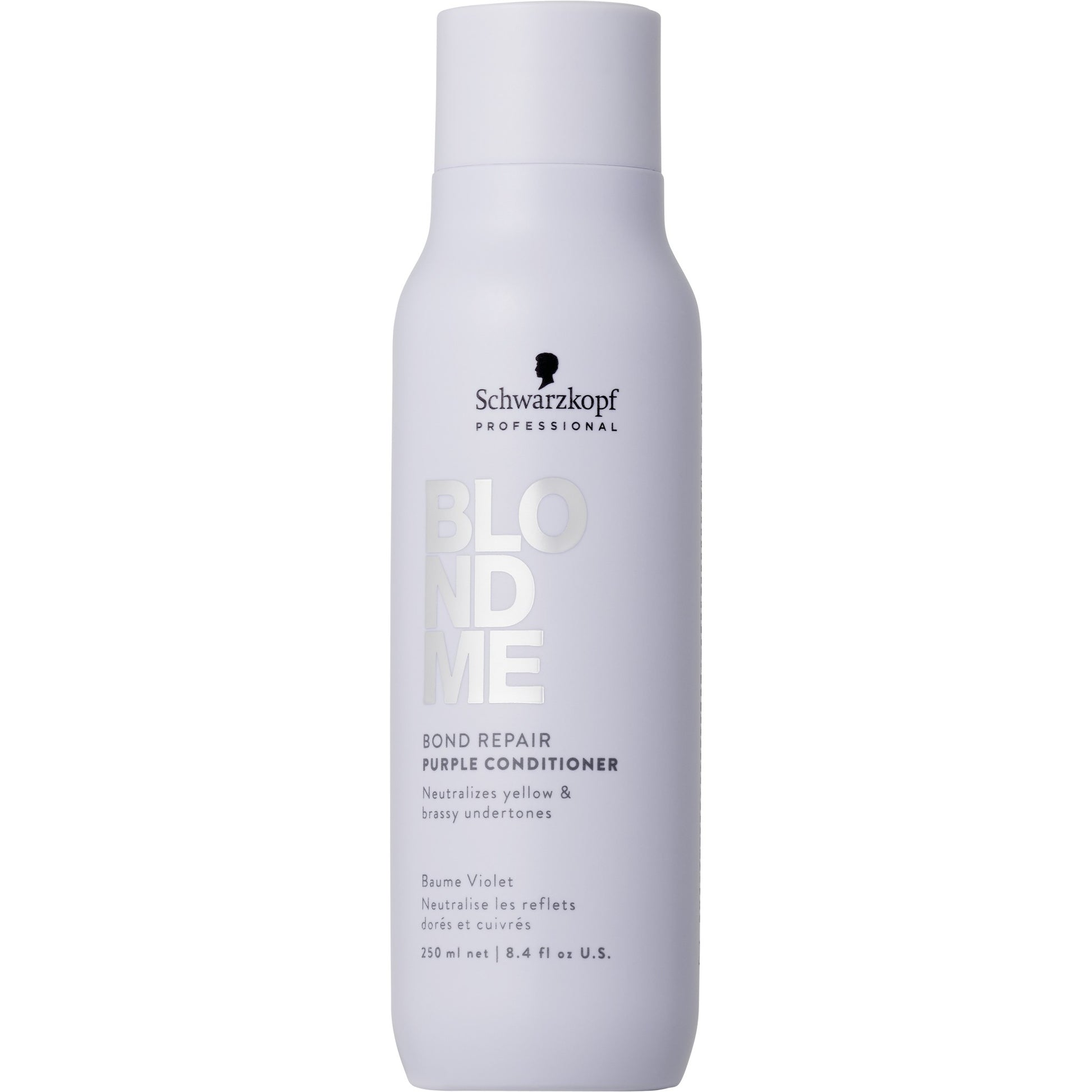 Schwarzkopf BlondMe Bond Repair Purple Conditioner 250ml for blonde hair