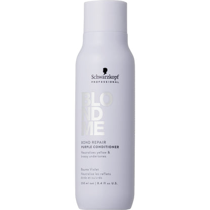 Schwarzkopf BlondMe Bond Repair Purple Conditioner 250ml for blonde hair