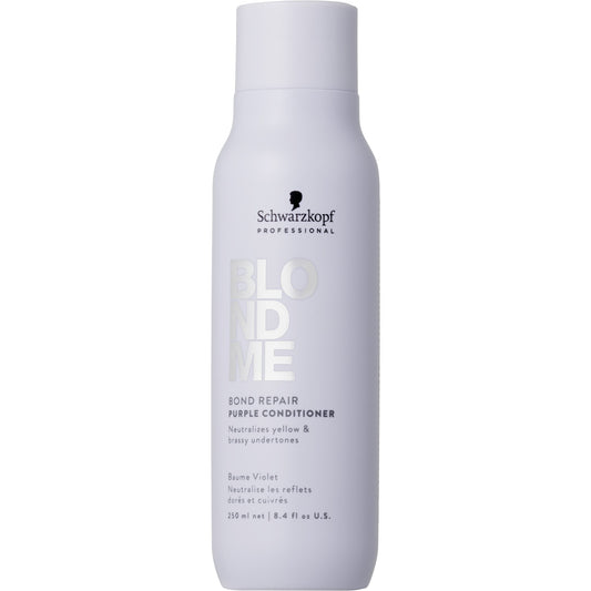 Schwarzkopf BlondMe Bond Repair Purple Conditioner 250ml for blonde hair