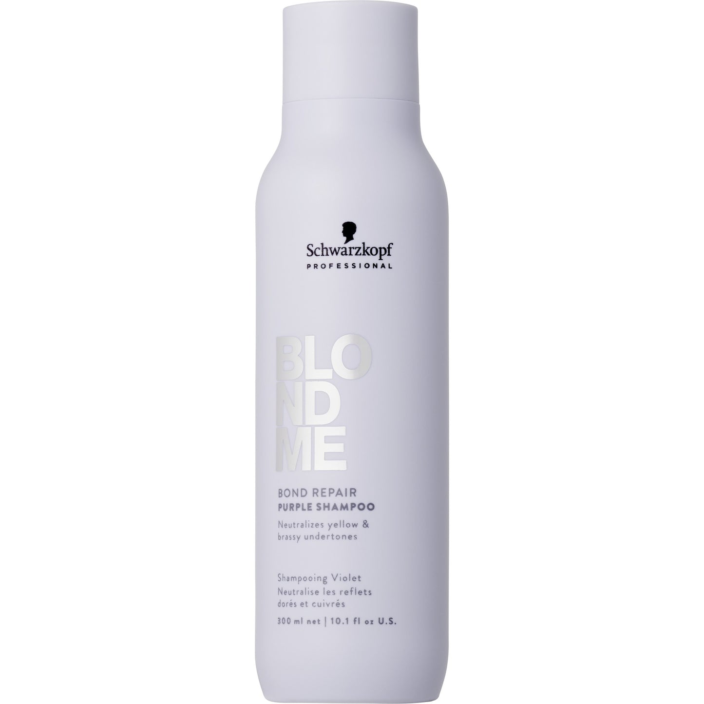  Schwarzkopf BlondMe Bond Repair Purple Shampoo 300ml for toning blonde hair