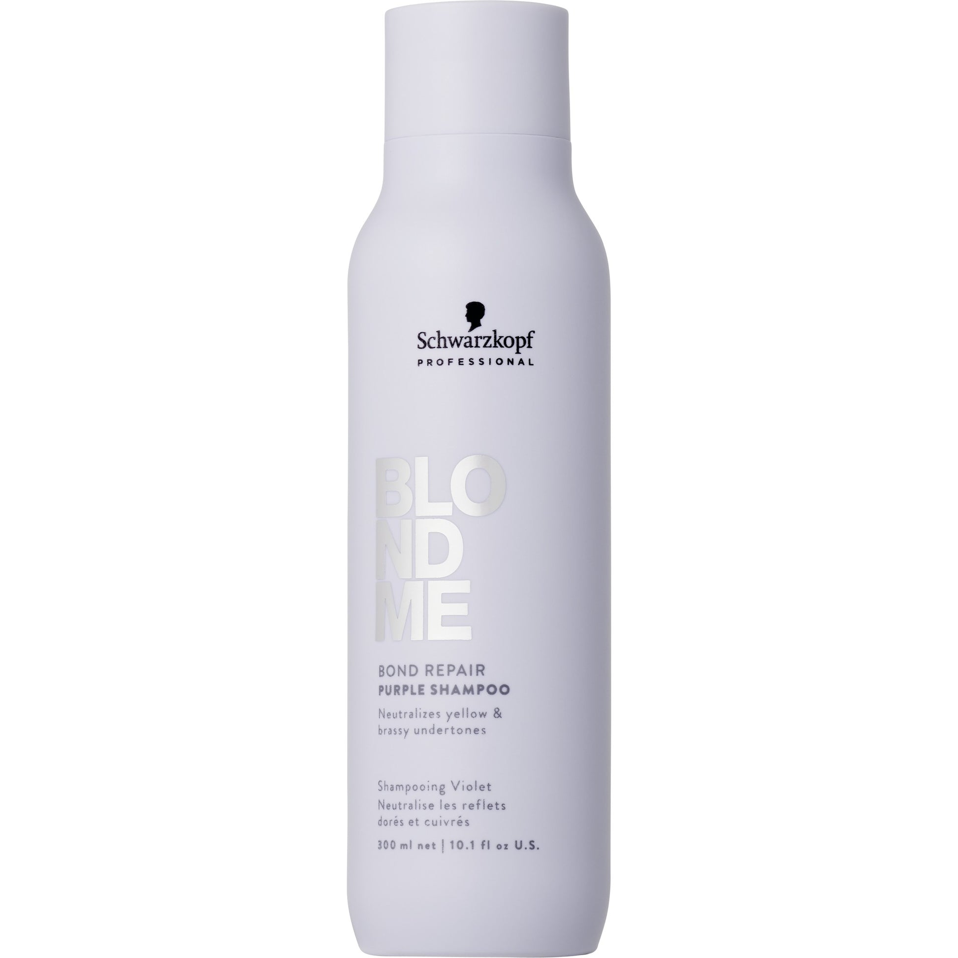  Schwarzkopf BlondMe Bond Repair Purple Shampoo 300ml for toning blonde hair