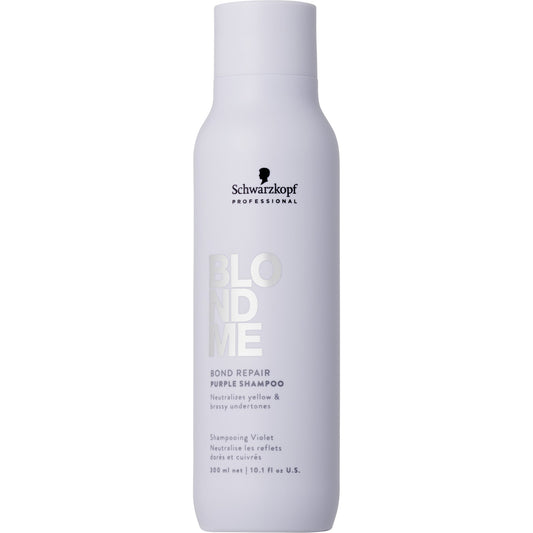  Schwarzkopf BlondMe Bond Repair Purple Shampoo 300ml for toning blonde hair