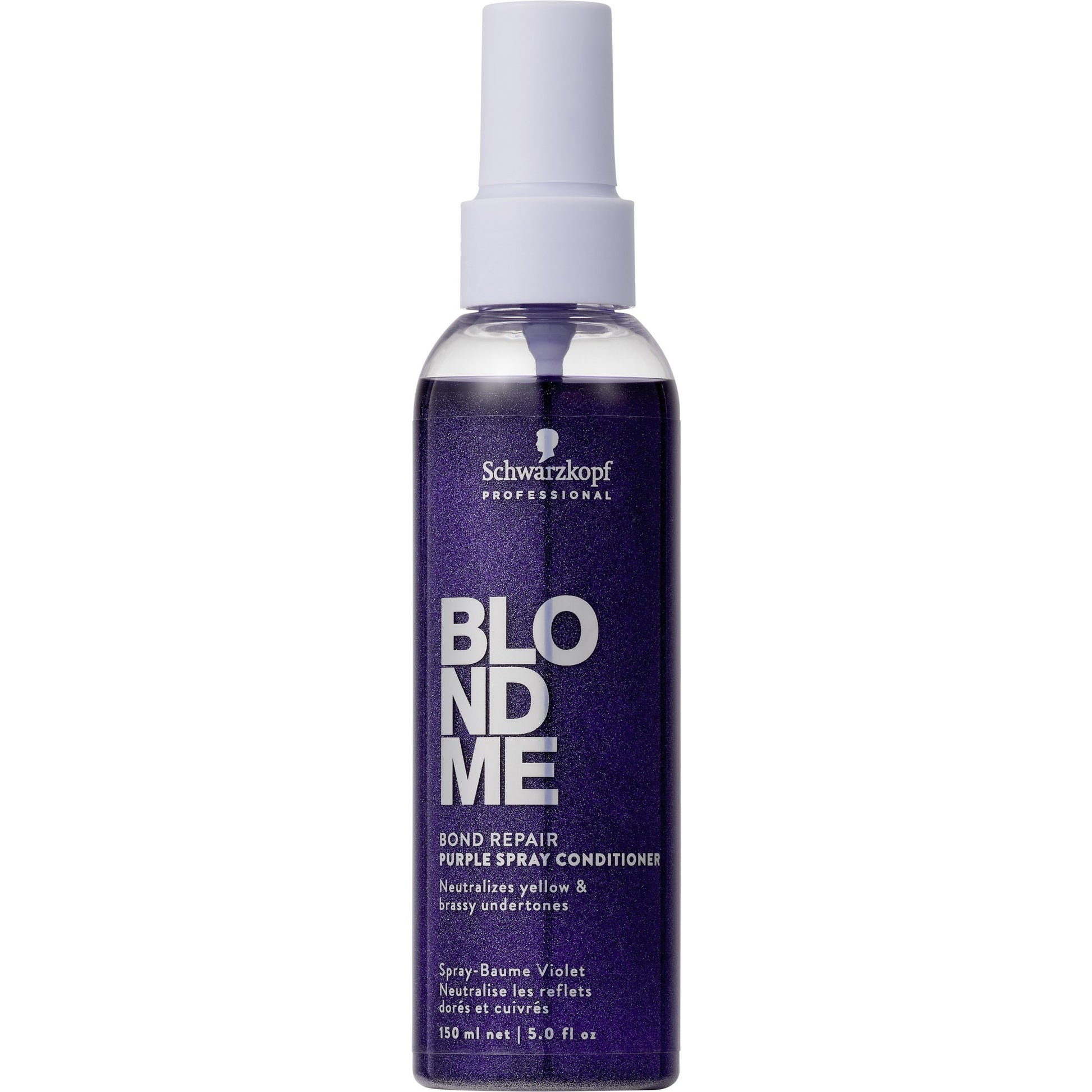  Schwarzkopf BlondMe Bond Repair Purple Spray Conditioner 150ml leave-in toning