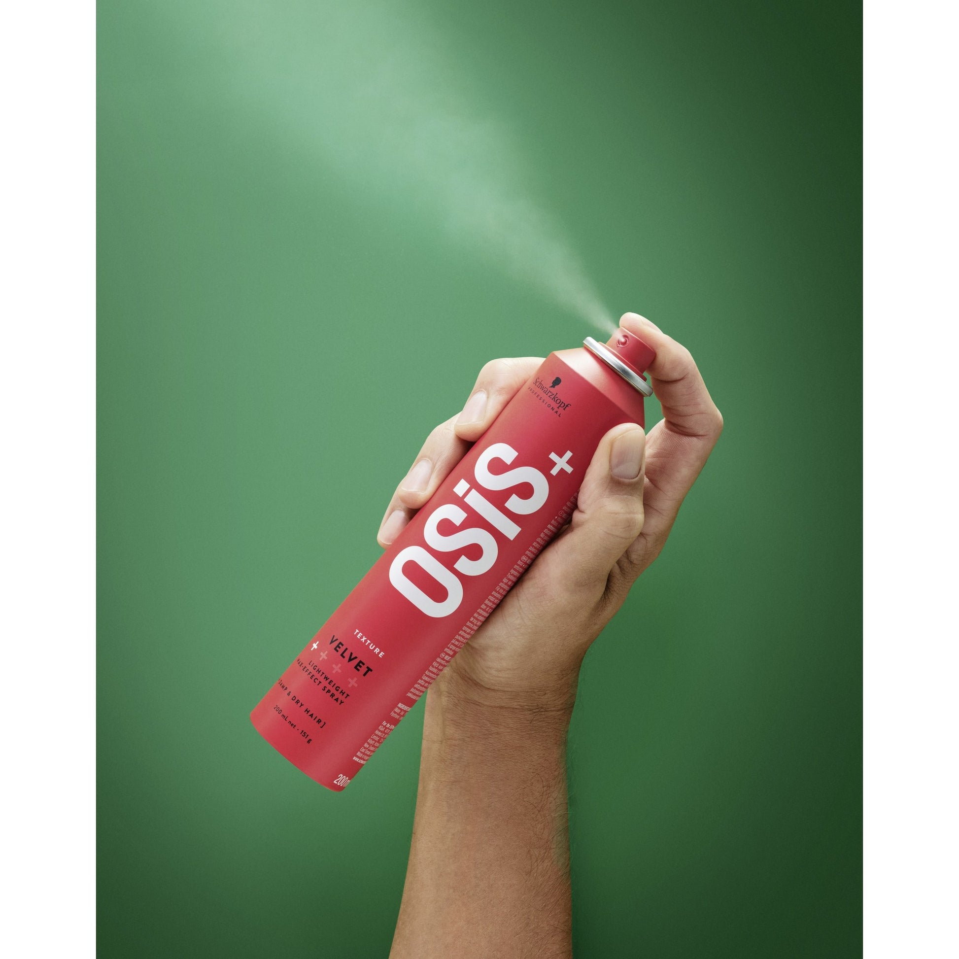 Schwarzkopf OSiS+ Velvet lightweight wax effect spray for texture and definition