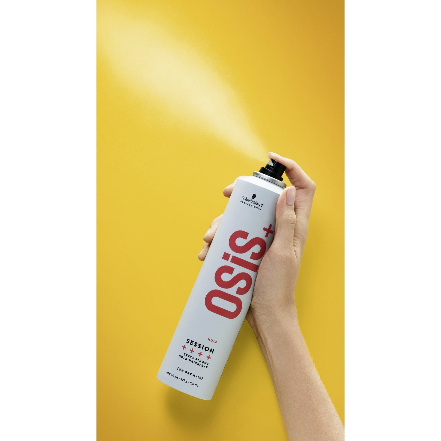 Schwarzkopf OSiS+ Session extreme fast drying hairspray for long lasting styles