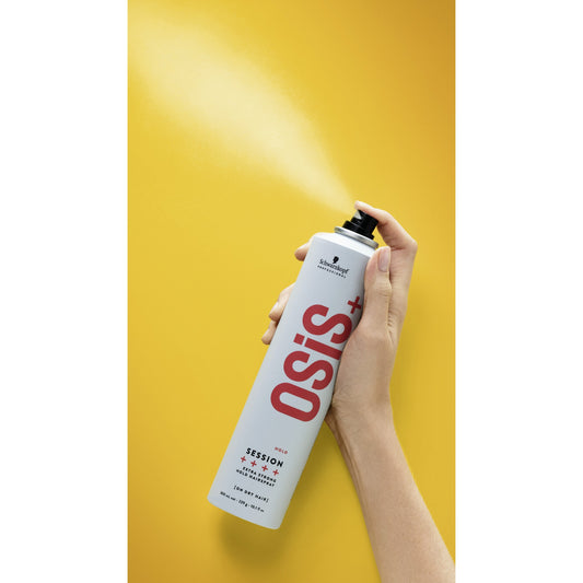 Schwarzkopf OSiS+ Session extreme fast drying hairspray for long lasting styles